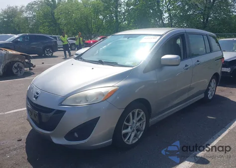 2012 Mazda Mazda5 Touring z USA, uszkodzony, nr VIN JM1CW2CL6C0139339